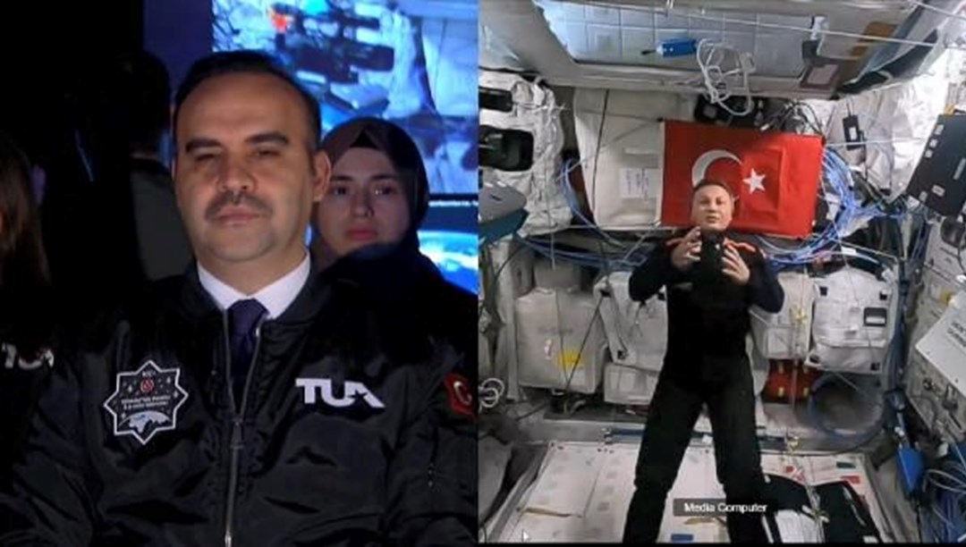 Bakan Kacır, Türkiye’nin ilk astronotu Alper Gezeravcı ile görüntülü görüştü